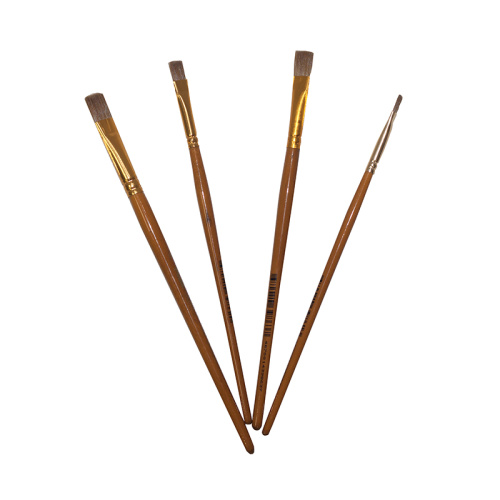 Кисть колонок плоская "Pinax Creative" короткая ручка