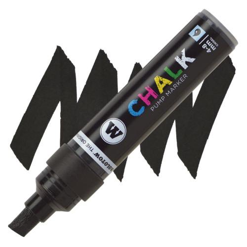 Маркер меловой Molotow "CHALK" 4-8 мм Черный