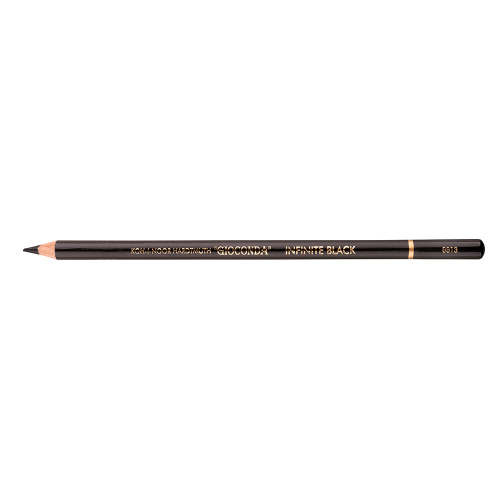 Карандаш цветной экстра черный матовый Koh-I-Noor "GIOCONDA INFINITE BLACK 8813"