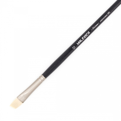 Кисть синтетика №12 скошенная Малевичъ "Тициан"