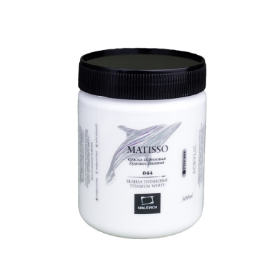 Акрил "Малевичъ" Matisso 300 мл Белила титановые