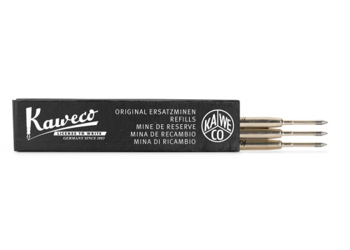 Комплект стержней для шариковых ручек KAWECO G2 1,4 мм черный
