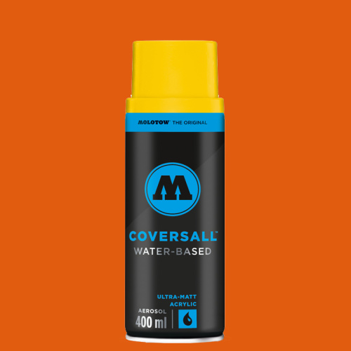 Акрил в аэрозоли Molotow "Coversall" 400 мл, Dare orange