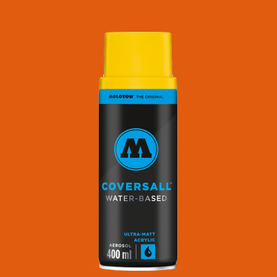 Акрил в аэрозоли Molotow "Coversall" 400 мл, Dare orange