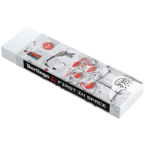 Ластик Berlingo "Alchemy", прямоугольный, 70*20*8 мм