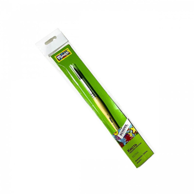 Кисть белка круглая Pinax "School&Hobby 321" короткая ручка, в упаковке