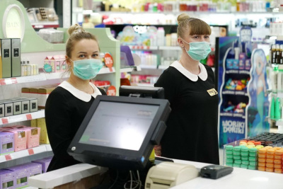 Социальная дистанция и защитная маска – действенная мера профилактики /   Мирнинский Мирнинский