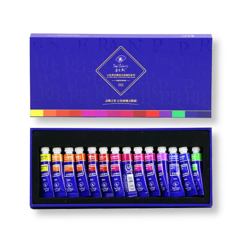 Набор акварели Paul Rubens "Флуоресцентная" 14 цв в тюбиках 5 мл, в к/кор