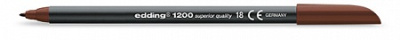 Фломастер Edding "1200" 0,5-1 мм с круглым наконечником, темно-коричневый