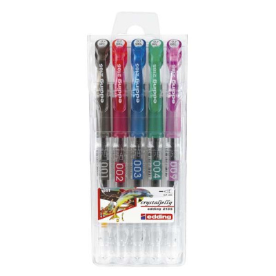 Набор ручек гелевых Edding 5 шт 0,7 мм standart