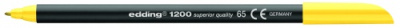 Фломастер Edding "1200" 0,5-1 мм с круглым наконечником, неоновый желтый