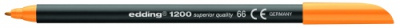 Фломастер Edding "1200" 0,5-1 мм с круглым наконечником, неоновый оранжевый
