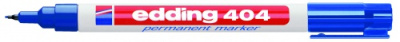 Маркер перманентный Edding "404" 0,75 мм с круглым наконечником, синий