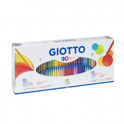 Набор карандашей цветных Fila Giotto "Stilnovo" 50 цв и фломастеров Turbo Color 40 цв