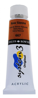 Акрил Daler-Rowney "SYSTEM 3" 75 мл Сиена натуральная