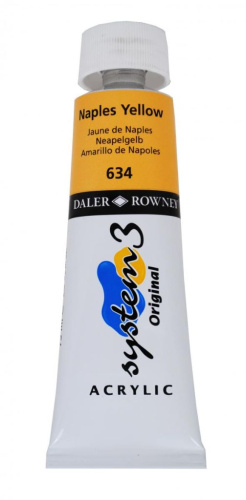 Акрил Daler-Rowney "SYSTEM 3" 75 мл Неаполитанский желтый