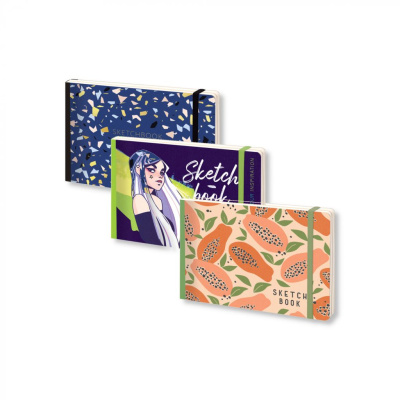 Альбом для рисования Greenwich Line А5 80 л 100 г, твердая обложка, карман, доп. л