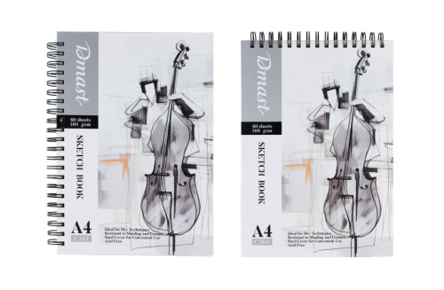 Альбом для графики Dmast 60 л 160 г, твердая обложка