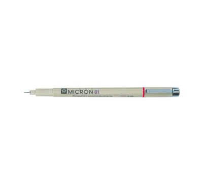 Линер Sakura "PIGMA MICRON 01" 0,25 мм, красный