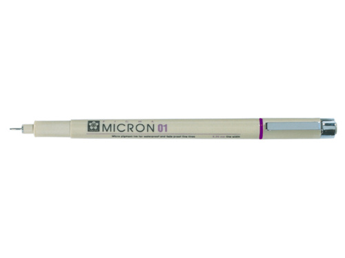 Линер Sakura "PIGMA MICRON 01" 0,25 мм, фиолетовый
