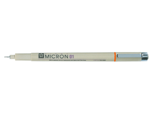 Линер Sakura "PIGMA MICRON 01" 0,25 мм, оранжевый