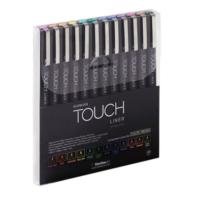 Набор линеров Touch Liner Brush 12 шт. цветные