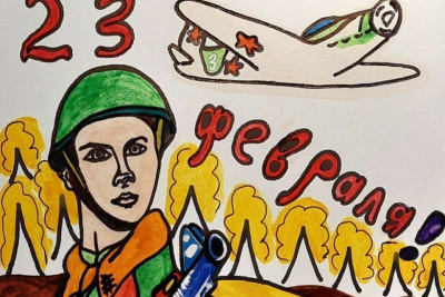 Юные художники из Якутии стали одними из первых участников конкурса открыток к 23 февраля / ЯСИА   Республика Саха (Якутия)