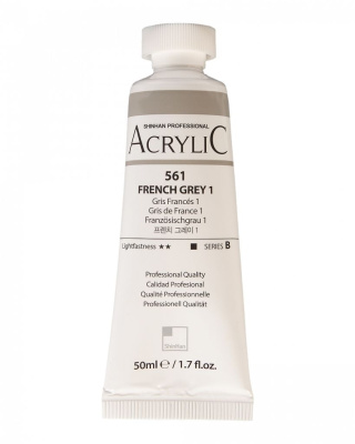 Акрил ShinHanart "Professional" туба 50 мл №561 Серый французский 1 кат.B