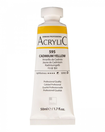 Акрил ShinHanart "Professional" туба 50 мл №595 Кадмий желтый кат.D