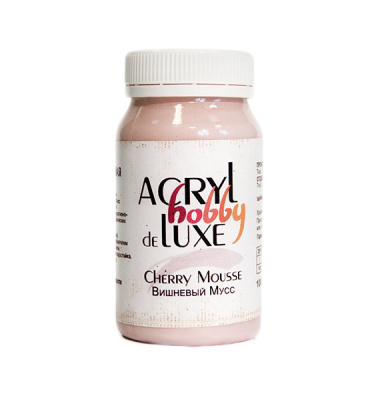 Акрил "Hobby Delux" 100 мл Вишневый мусс