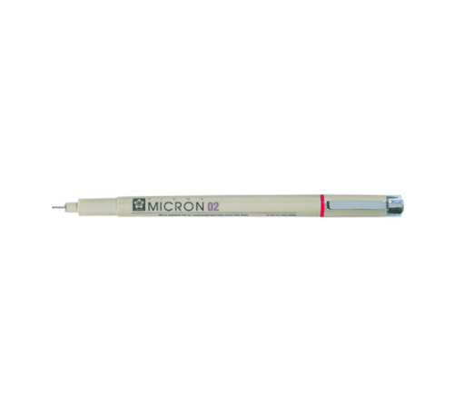 Линер Sakura "PIGMA MICRON 02" 0,30 мм, красный