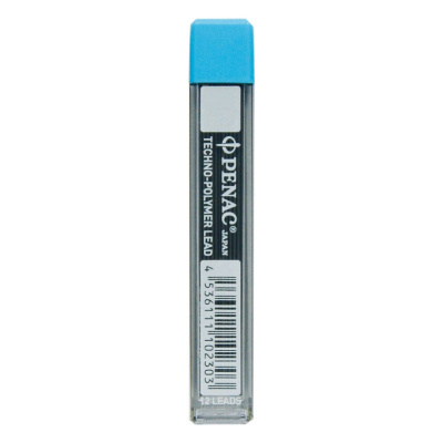 Набор грифелей для механического карандаша Penac 12 шт 0,5 мм НВ, в тубе