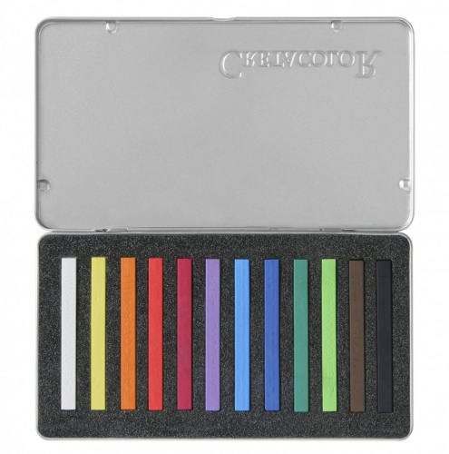 Набор пастели сухой Cretacolor "PASTEL CARRE", 12 цветов в металлической коробке