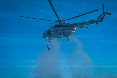 Возле Якутска прошла тренировка по десантированию из вертолета / ЯСИА Якутск Якутск Республика Саха (Якутия)