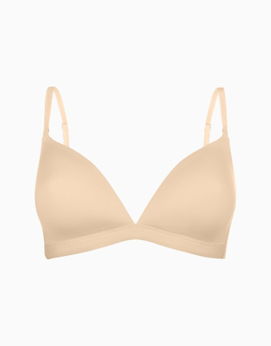 Бюстгальтер с треугольными формованными чашками без косточек на перемычке Portofino Skin