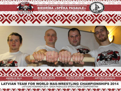 О сборной Латвии по мас-рестлингу и не только. /    