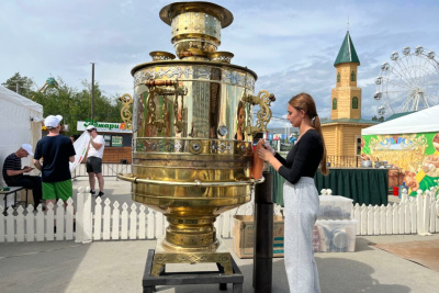 Татарское подворье установит 300-литровый самовар для гостей Сабантуя / Алина Мурукова   