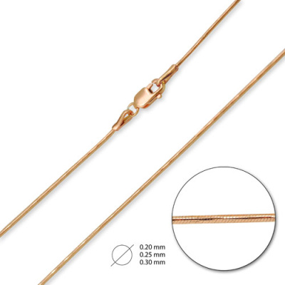 Цепь из красного золота НЦ12-078d02