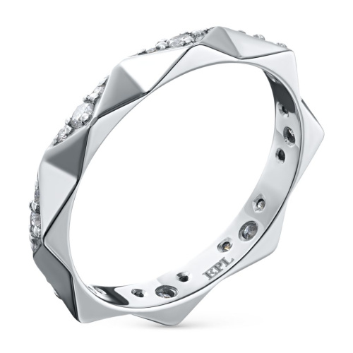 Кольцо из белого золота с бриллиантами э4001кц03210354