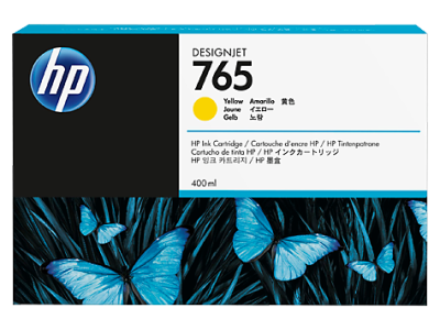 Картридж HP F9J50A №765 для DJ Т7200 400-мл, желтый