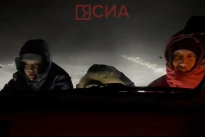 Видео: мобильные врачи в Якутии добираются до пациентов сквозь сильную пургу / Саина Титова  Оленекский Республика Саха (Якутия)