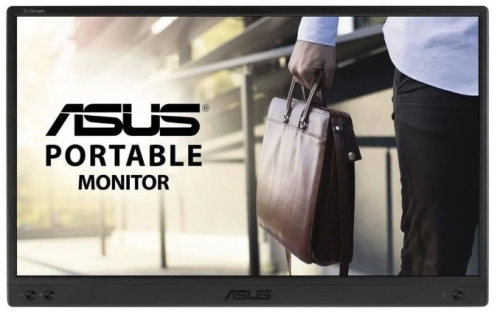 Монитор 15,6" ASUS MB166B 1920x1080, 16:9, 25ms, 1000:1, 60Hz, 250 cd/㎡, 178°/178°, USB