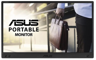 Монитор 15,6" ASUS MB166B 1920x1080, 16:9, 25ms, 1000:1, 60Hz, 250 cd/㎡, 178°/178°, USB