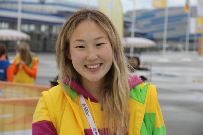 Анастасия Диодорова посетила площадку мас-рестлинга в Сочи /    Город Москва