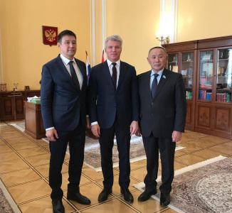 Иннокентий Григорьев встретился с министром спорта России  /    Город Москва