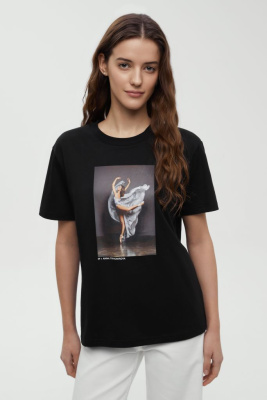 Футболка свободного кроя из капсулы Балет