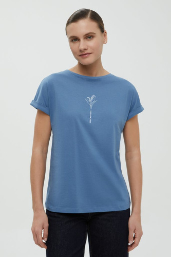 Футболка с круглым вырезом