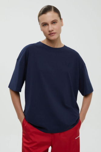 Оверсайз футболка с принтом