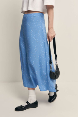 Юбка-миди силуэта трапеция