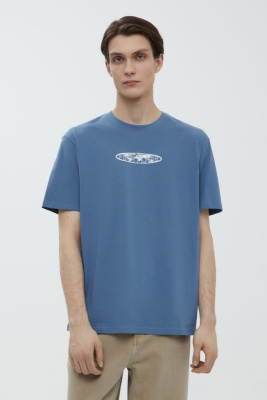 Футболка из хлопка с принтом